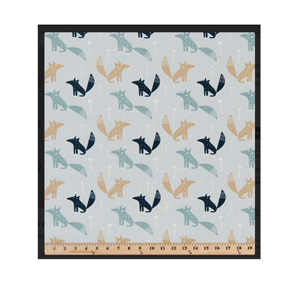Decorator Fabric Fox Print Wild Thing Awandela 2 yds New